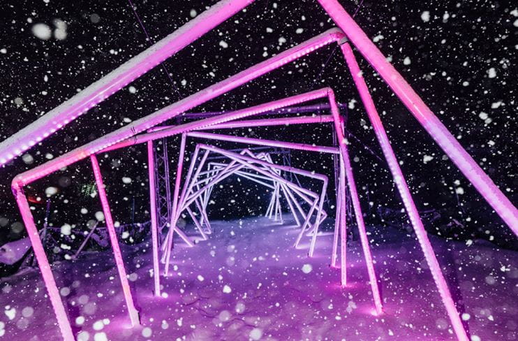 Snowmass Luminescene at night