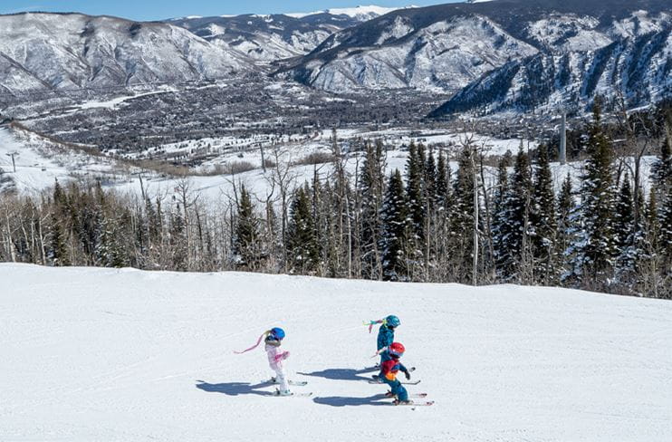 Kids Skiing at Aspen Snowmass