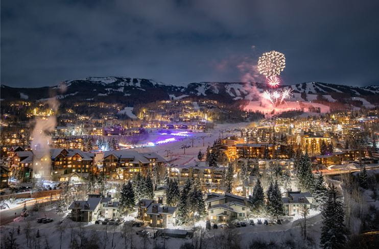 Fireworks over Snowmass Village