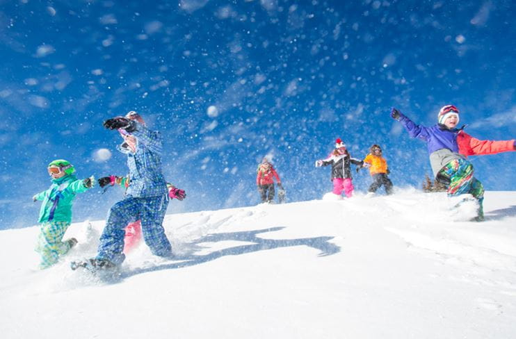 Snowshoe fun at Aspen Snowmass, Colorado