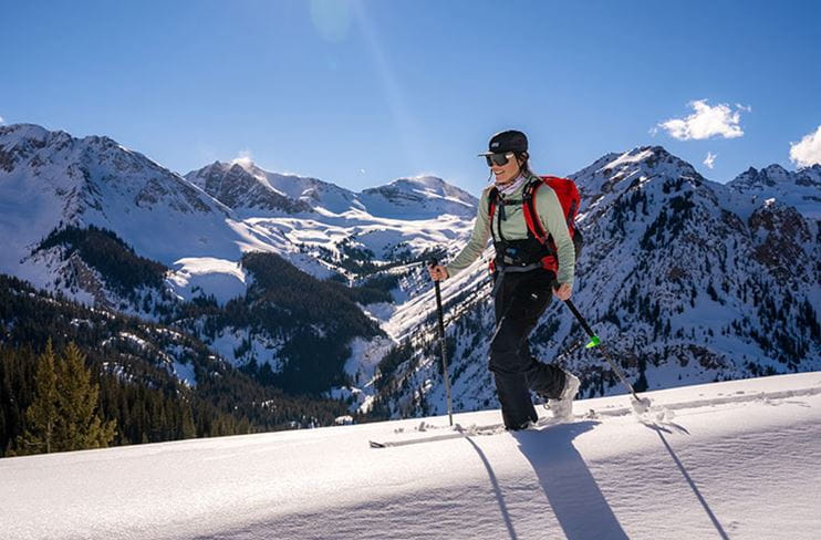 Sierra Schlag cross-country skiing