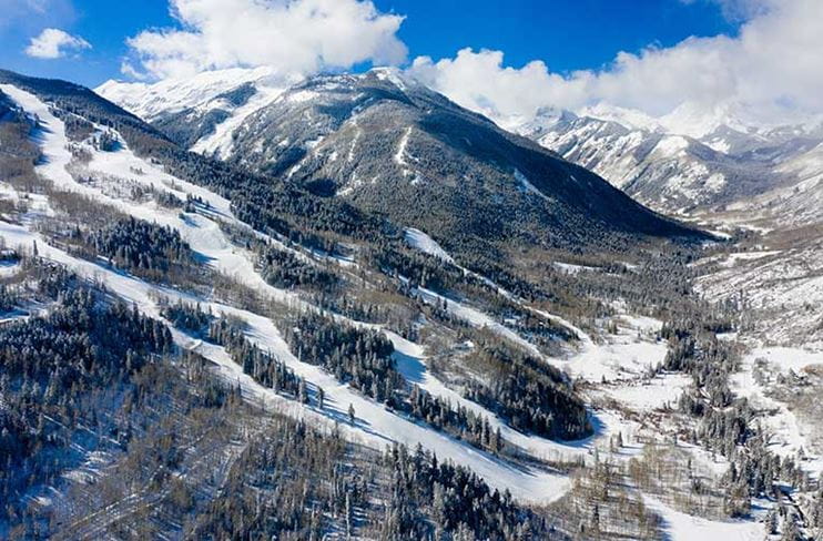 Snowmass aerial view
