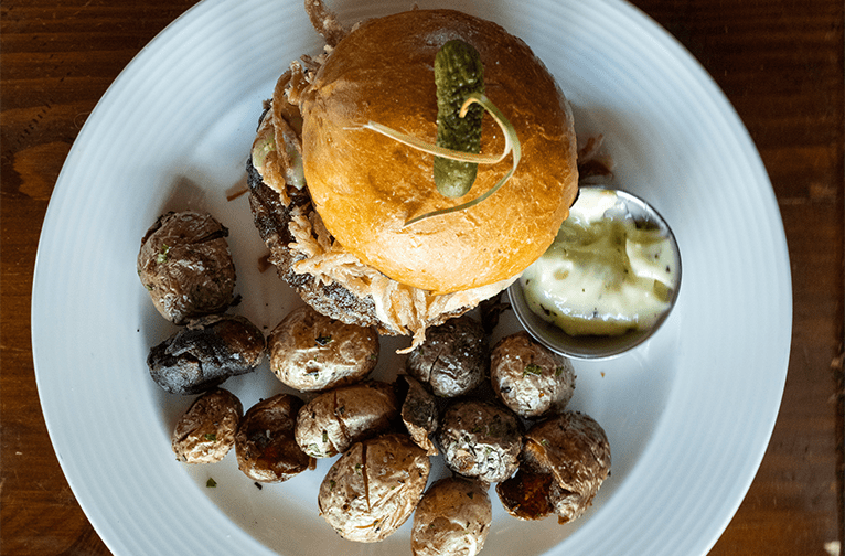 burger at Aspen Snowmass