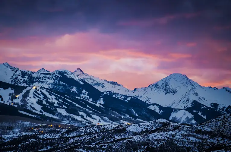 Snowmass at sunset