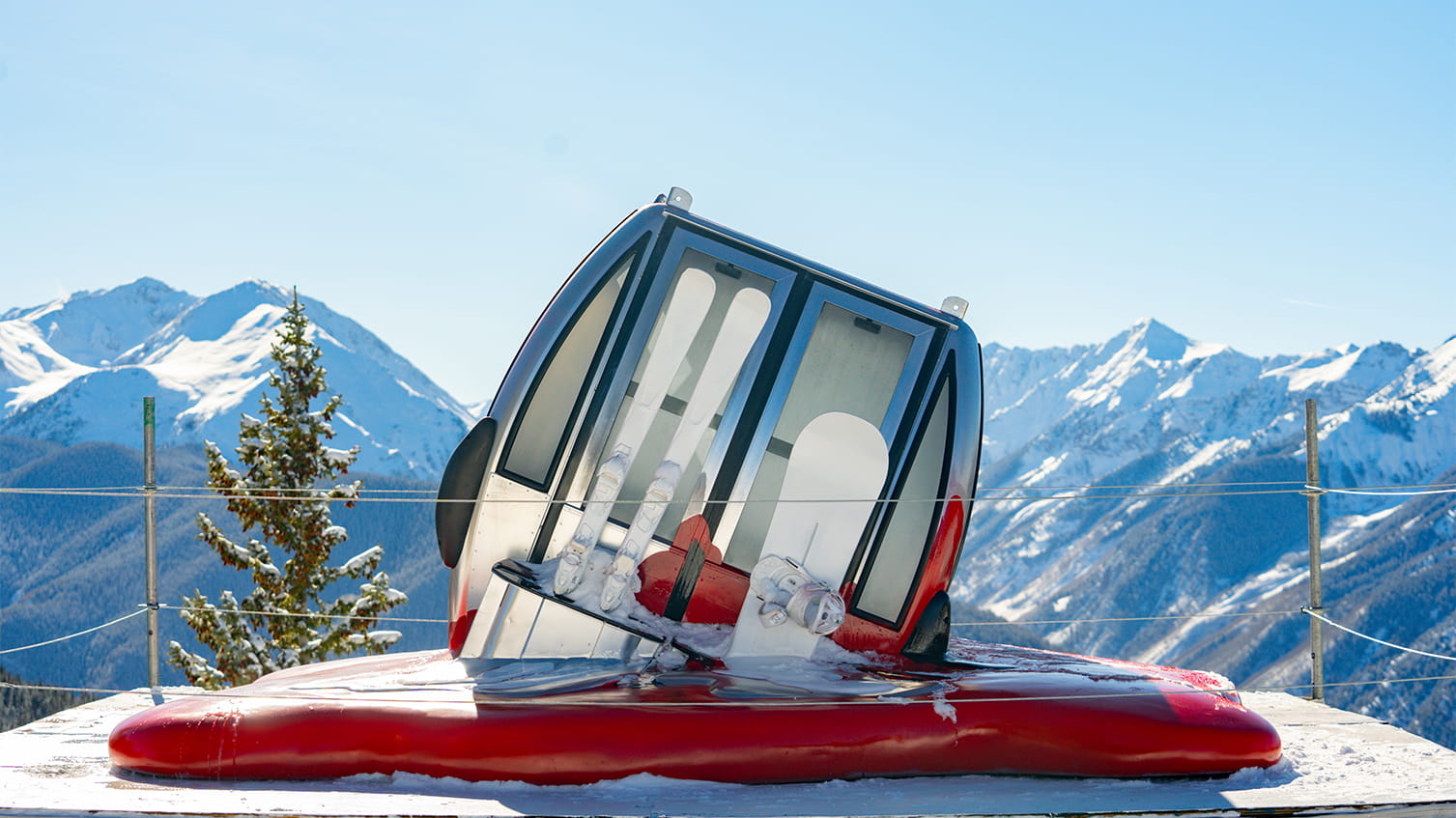 Melting Gondola atop Aspen Mountain