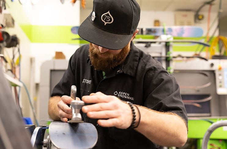 Ski tuning at Aspen Highlands