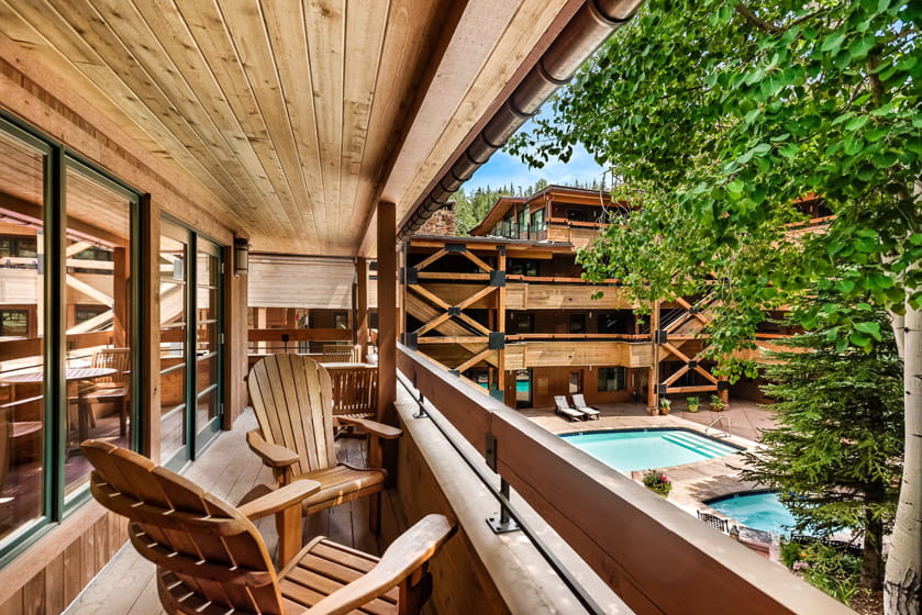 Fasching Haus View from Balcony