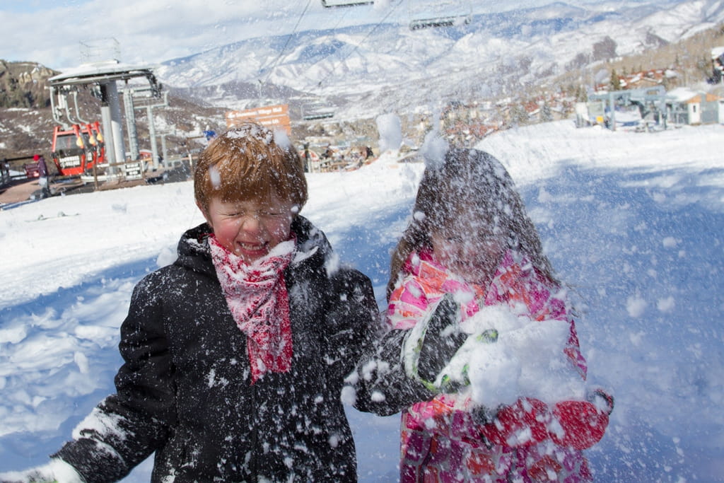 Kids having fun in Snowmass