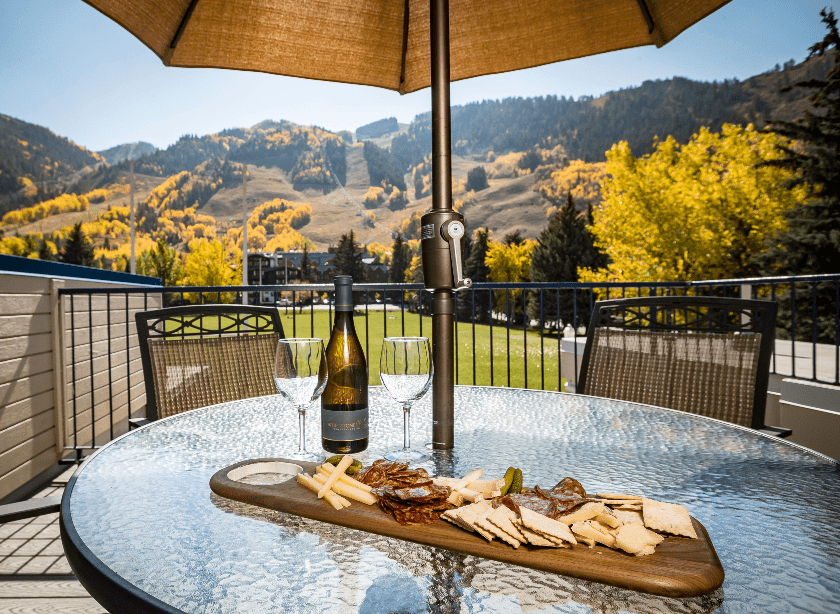 View from rooftop deck