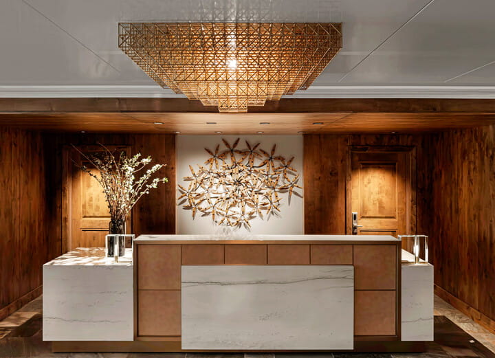 Front desk reception