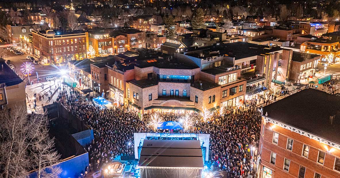 Bud Light HiFi Concert Series in downtown Aspen