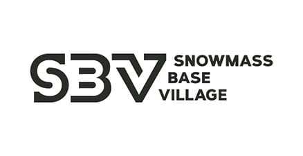 Snowmass Base Village black and white logo