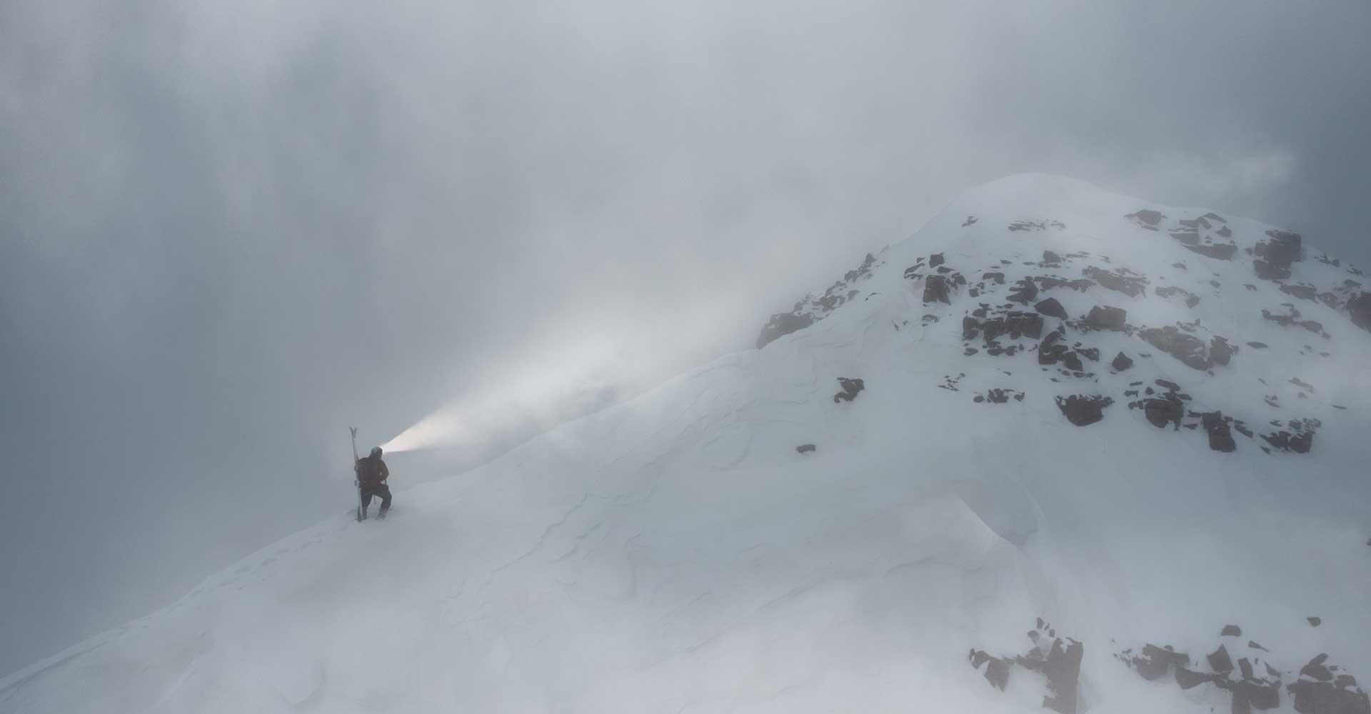 Michael Wirth climbing a 13,000+ foot mountain in the Elk Range. ©Luke Tornare
