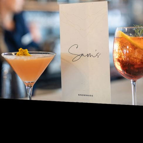 Sam's Restaurant menu at snowmass, colorado