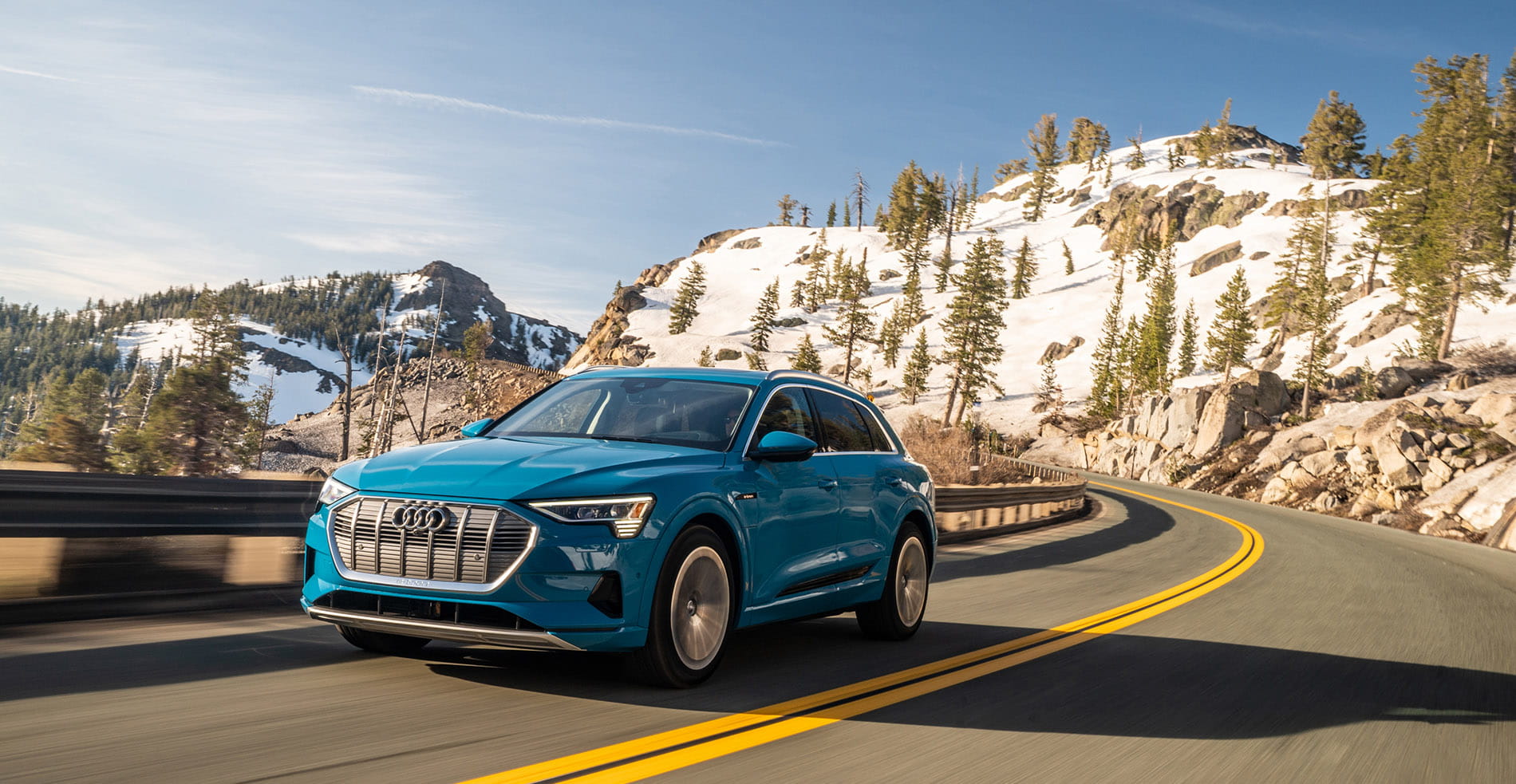 Audi's first all electric car is set to make a spot in aspen for free test drives.