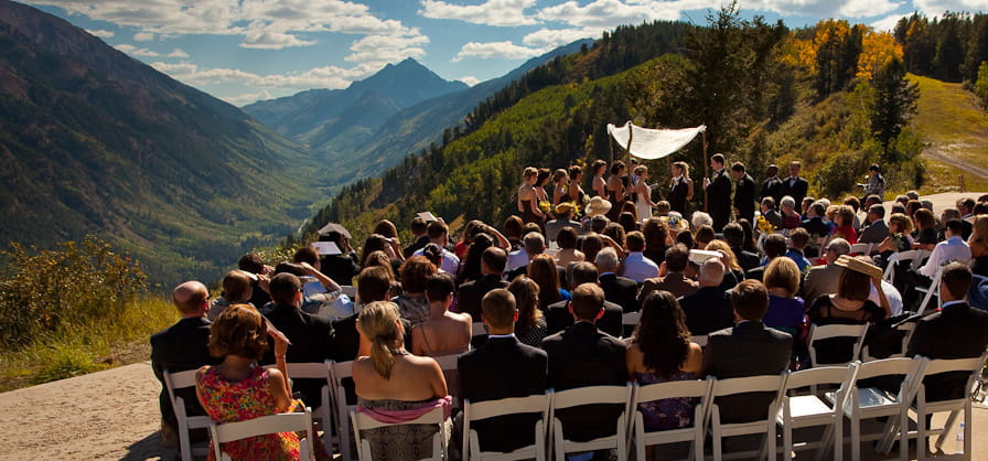 asc catering on mountain food and beverage cliffhouse wedding