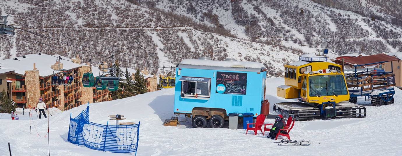 The Sled at Snowmass in Winter