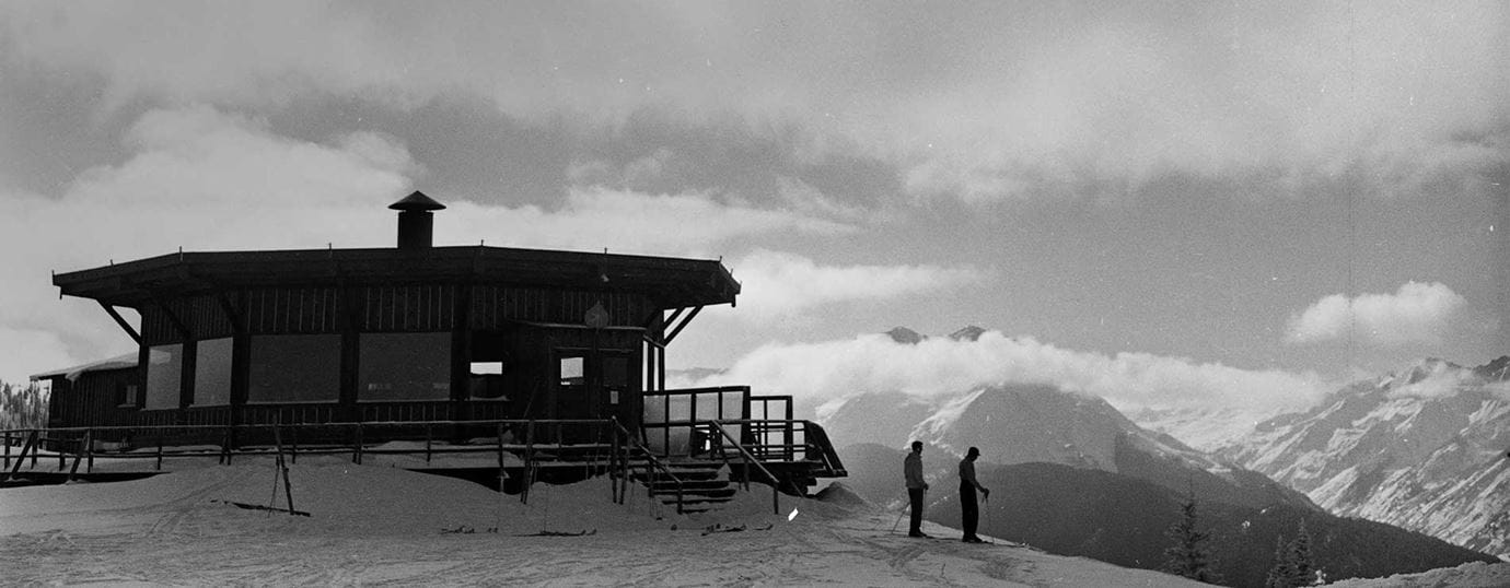 The Sundeck in 1950 historical photo ©Aspen Historical Society