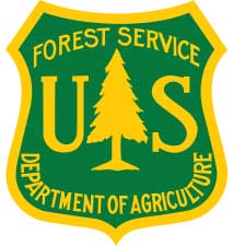 United Sates Forest Service logo.