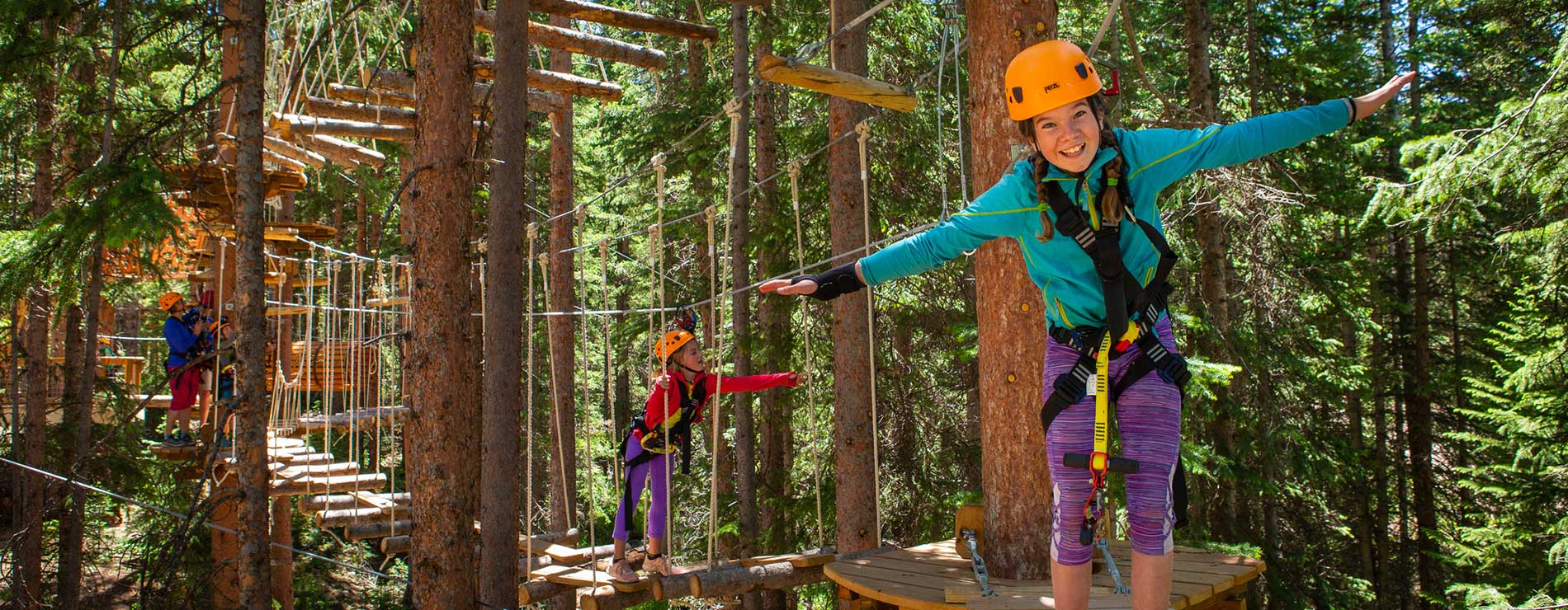 Treeline Trial Challenge Course at Aspen Snowmass