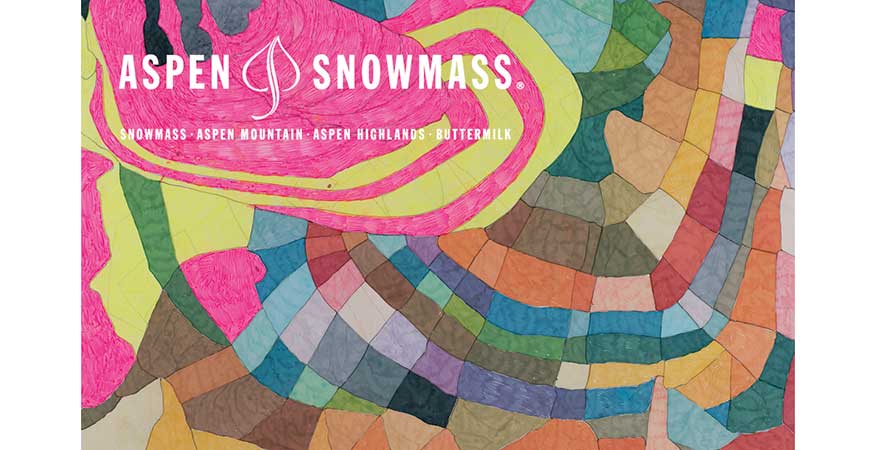 Susan Te Kahurangi King - Aspen Snowmass Lift Ticket Art