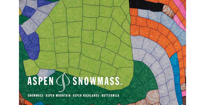 Susan Te Kahurangi King - Aspen Snowmass Lift Ticket Art