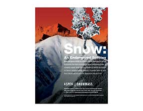 Save Snow Campaign Aspen Skiing Company